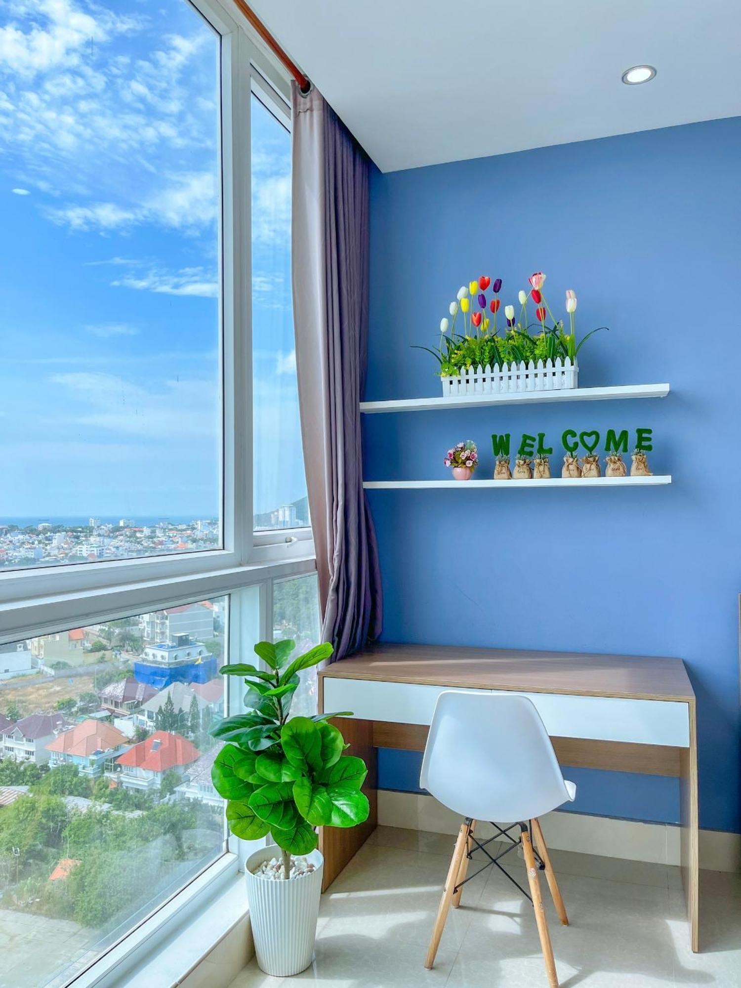 Can Ho Oasky,3 Phong View Dep Nhin Ra Bien,Nui Va Ho Bau Sen Vung Tau Bagian luar foto
